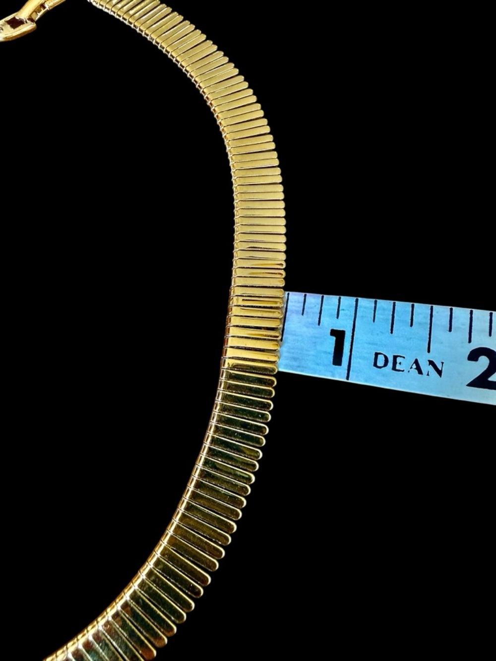 Napier Gold Omega Cleopatra Choker Necklace - Picture 6 of 6